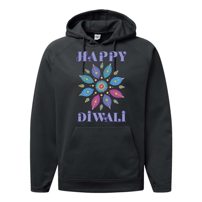 Happy Diwali Hindu Festival Performance Fleece Hoodie