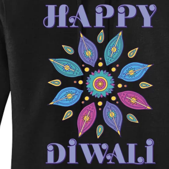 Happy Diwali Hindu Festival Women's Pullover Hoodie