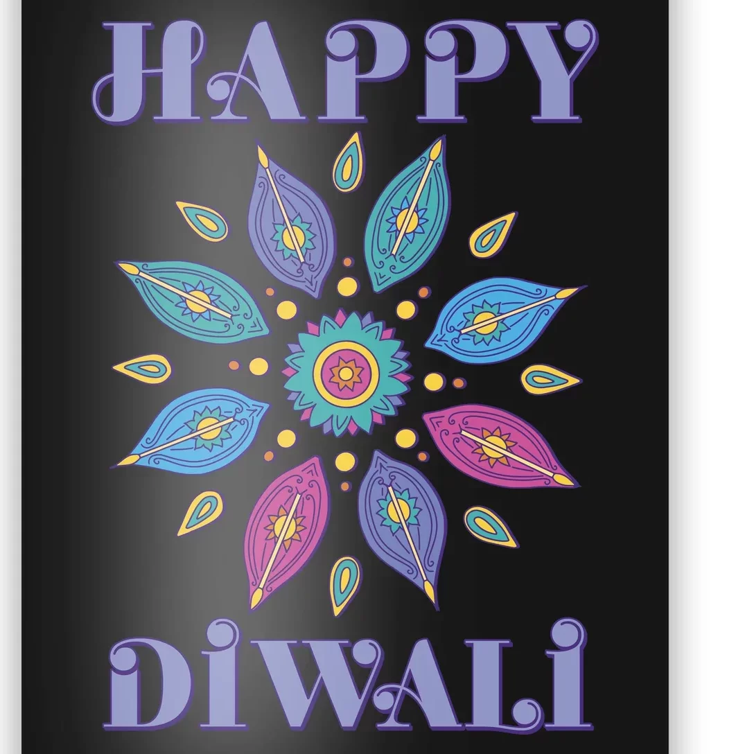 Happy Diwali Hindu Festival Poster