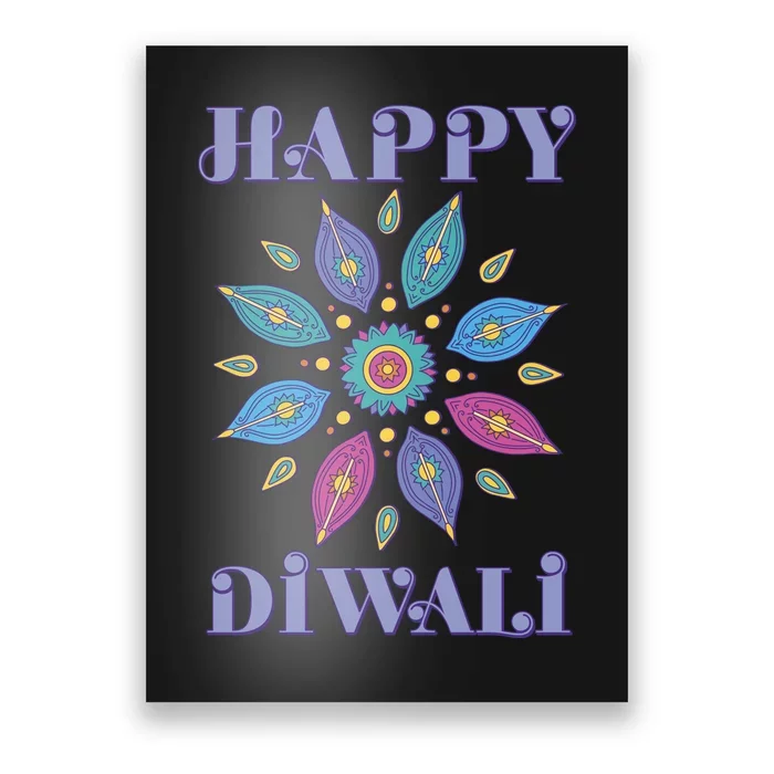 Happy Diwali Hindu Festival Poster