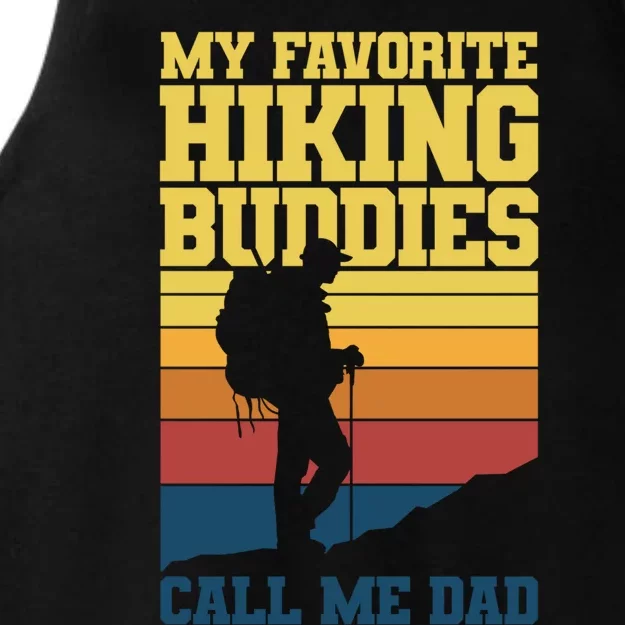 Hiking Dad Hiker Father's Day Gift Ladies Tri-Blend Wicking Tank