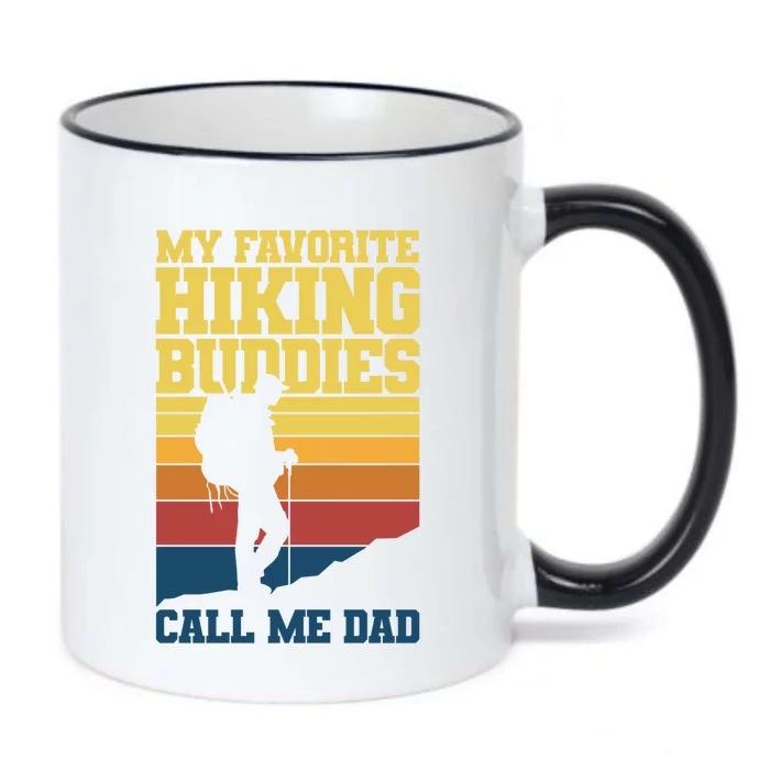 Hiking Dad Hiker Father's Day Gift Black Color Changing Mug