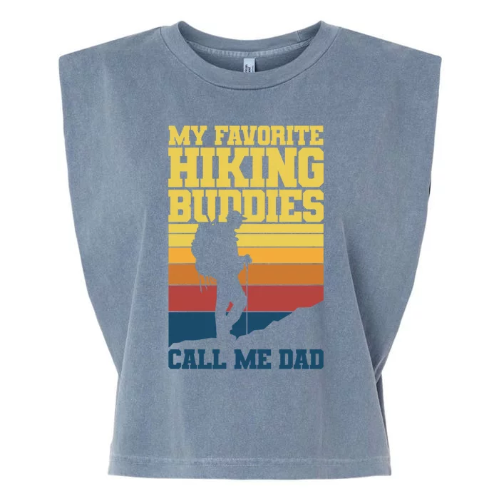 Hiking Dad Hiker Father's Day Gift Garment-Dyed Women's Muscle Tee