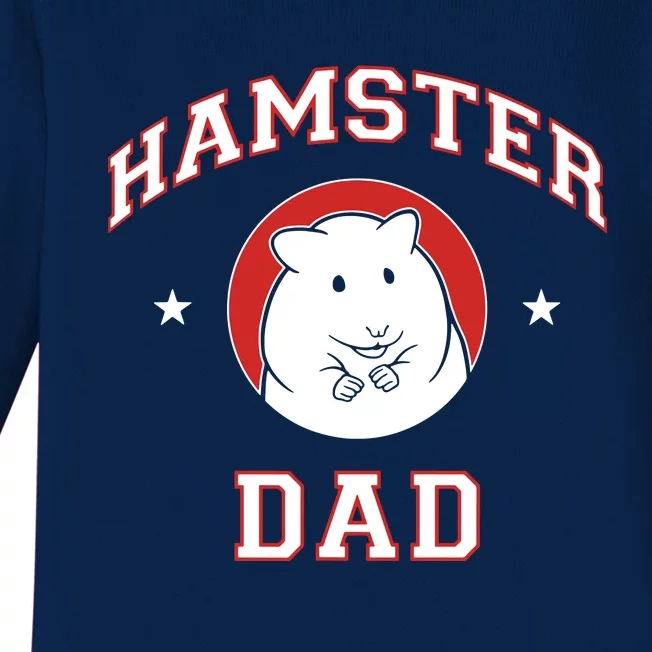 Hamster Dad Baby Long Sleeve Bodysuit