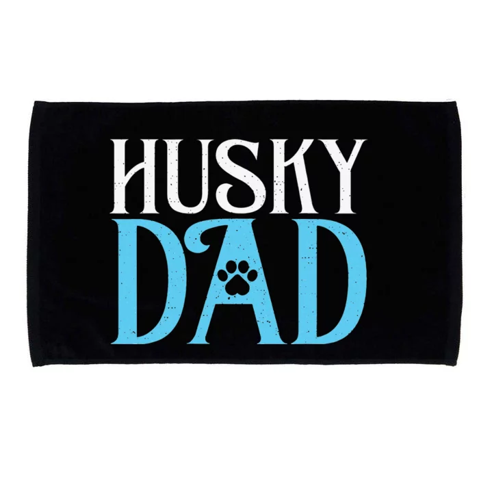 Husky Dog Husky Dad Microfiber Hand Towel