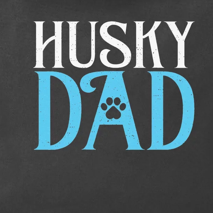 Husky Dog Husky Dad Zip Tote Bag