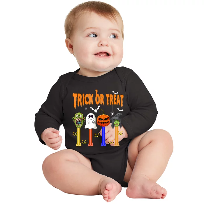 Halloween Dispensers Baby Long Sleeve Bodysuit