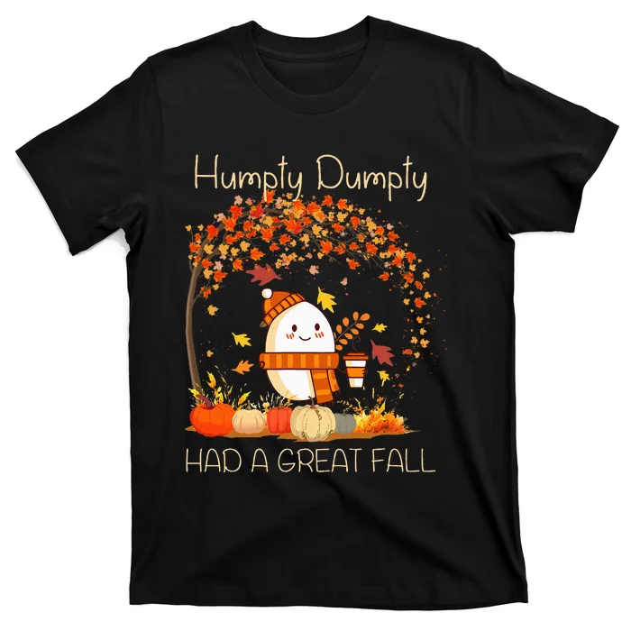 H.U.M.P.T.Y. D.U.M.P.T.Y Had A Great Fall Thanksgiving Autumn Halloween T-Shirt