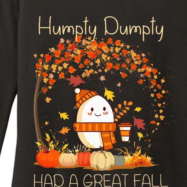 H.U.M.P.T.Y. D.U.M.P.T.Y Had A Great Fall Thanksgiving Autumn Halloween Womens CVC Long Sleeve Shirt