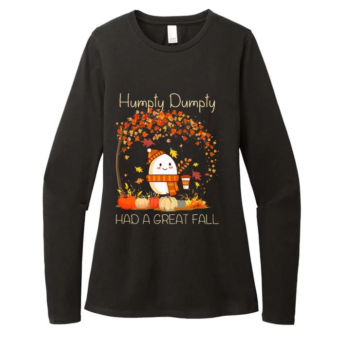 H.U.M.P.T.Y. D.U.M.P.T.Y Had A Great Fall Thanksgiving Autumn Halloween Womens CVC Long Sleeve Shirt