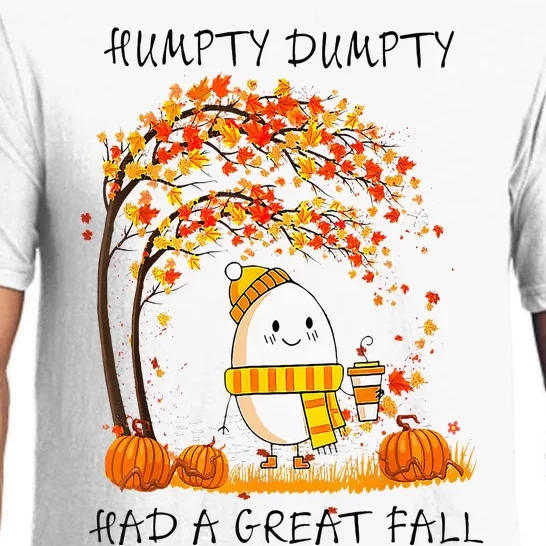 Humpty Dumpty Had A Great Fall Thanksgiving Autumn Halloween Pajama Set