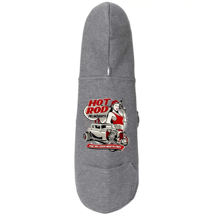 Hotrod Delinquents Doggie 3-End Fleece Hoodie