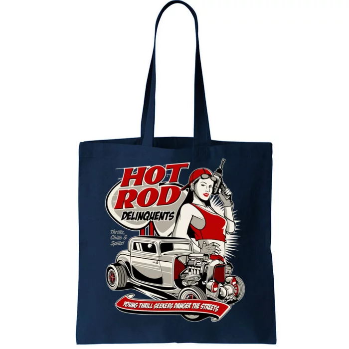 Hotrod Delinquents Tote Bag