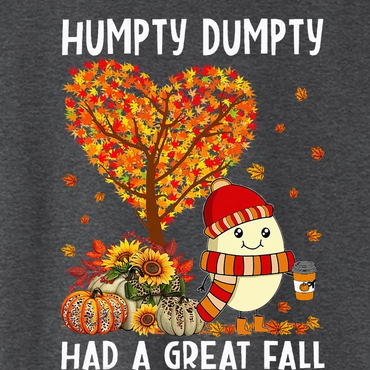 H.umpty D.umpty Had A Great Fall Happy Fall Yall Thanksgiving Women's Crop Top Tee