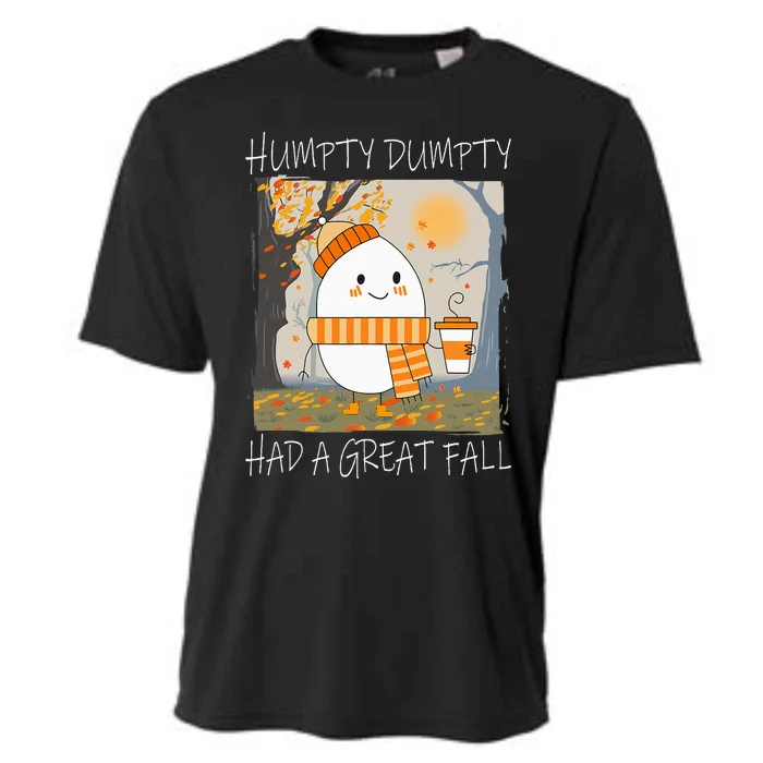 Humpty Dumpty Had A Great Fall Thanksgiving Cooling Performance Crew T-Shirt