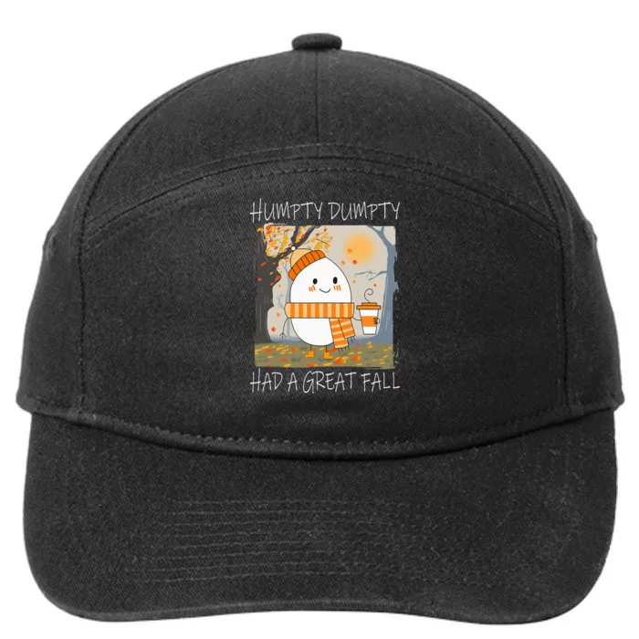 Humpty Dumpty Had A Great Fall Thanksgiving 7-Panel Snapback Hat