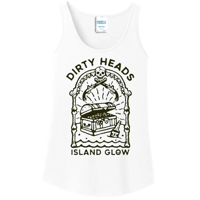 Heads Dirty Island Glow Apparel Ladies Essential Tank