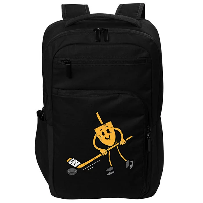 Hanukkah Dreidel Ice Hockey Chanukah Jewish Impact Tech Backpack