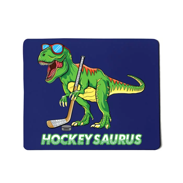 Hockeysaurus Dinosaur Ice Hockey Trex Ice Hockey Premium Mousepad