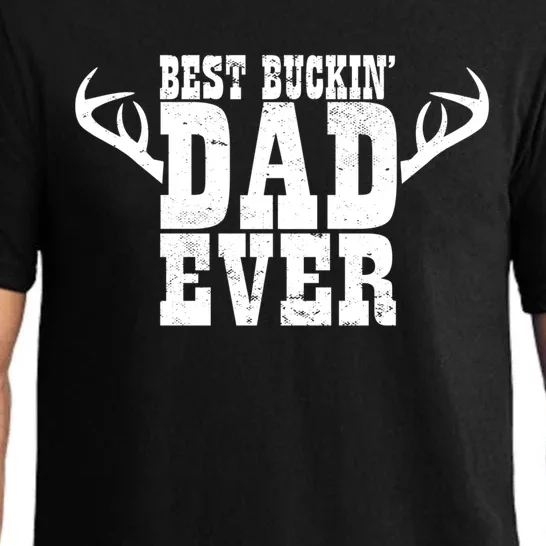 Hunter Daddy I Deer Hunting Papa I Best Buckin Dad Ever Gift Pajama Set