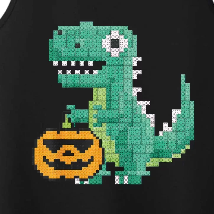 Halloween Dinosaur Kids Master Builder Building Blocks Brick Performance Tank