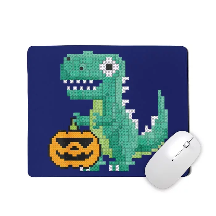 Halloween Dinosaur Kids Master Builder Building Blocks Brick Mousepad