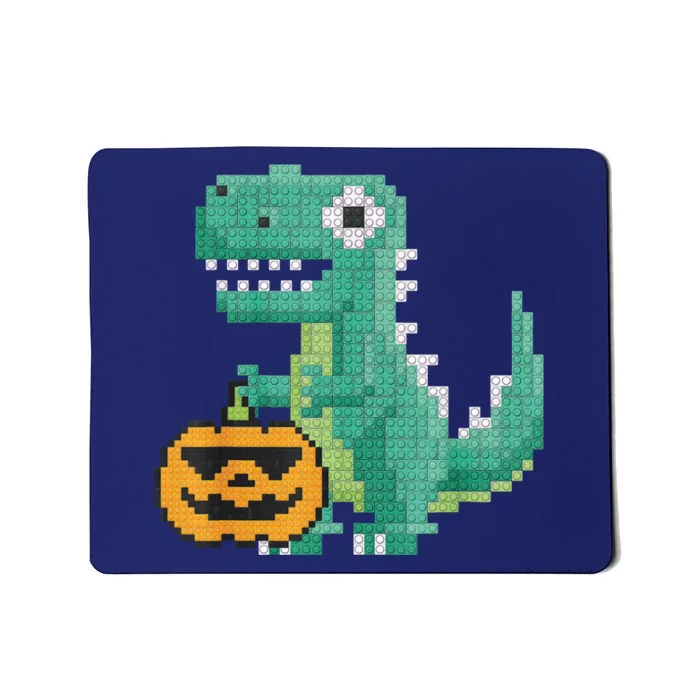 Halloween Dinosaur Kids Master Builder Building Blocks Brick Mousepad