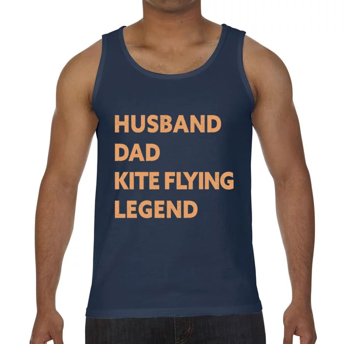 Husband Dad Kite Flying Legend Funny Kite Flyer Great Gift Comfort Colors® Tank Top