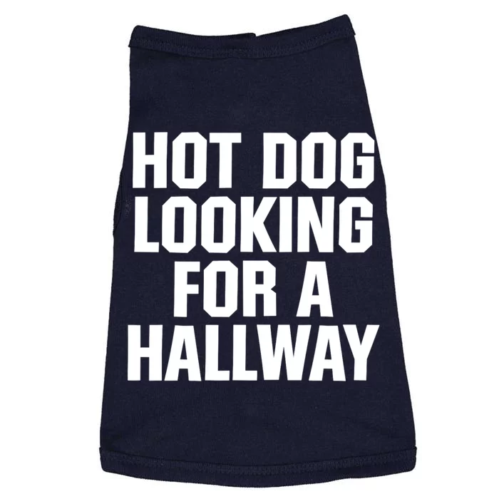 Hot Dog Looking For A Hallway Fast Food Funny Doggie Tank