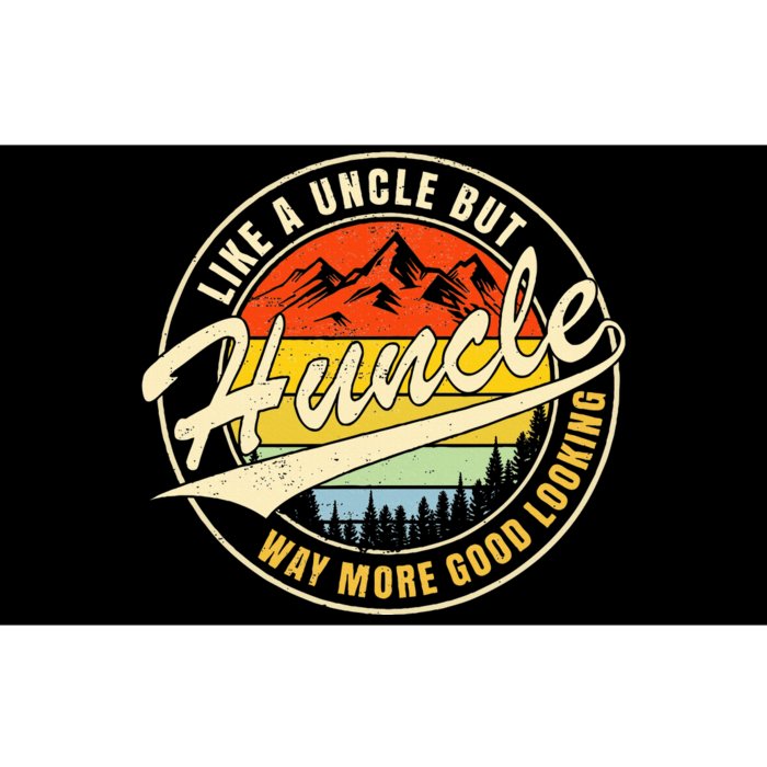 Huncle Definition Like Regular Uncle Way More Good Looking Bumper Sticker