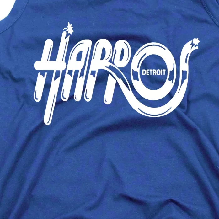 Harpos Detroit Logos Tank Top