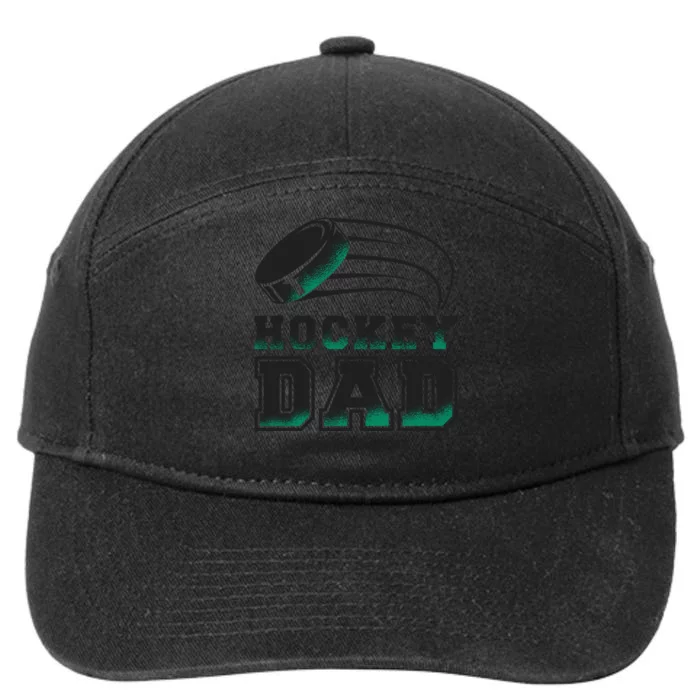 Hockey Dad Logo 7-Panel Snapback Hat