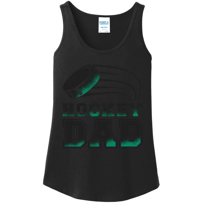 Hockey Dad Logo Ladies Essential Tank