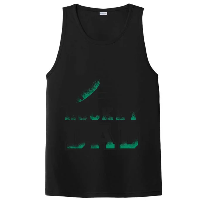 Hockey Dad Logo Performance Tank