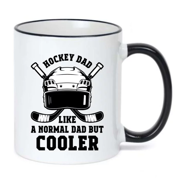 Hockey Dad Like Normal Dad But Cooler Gift Black Color Changing Mug