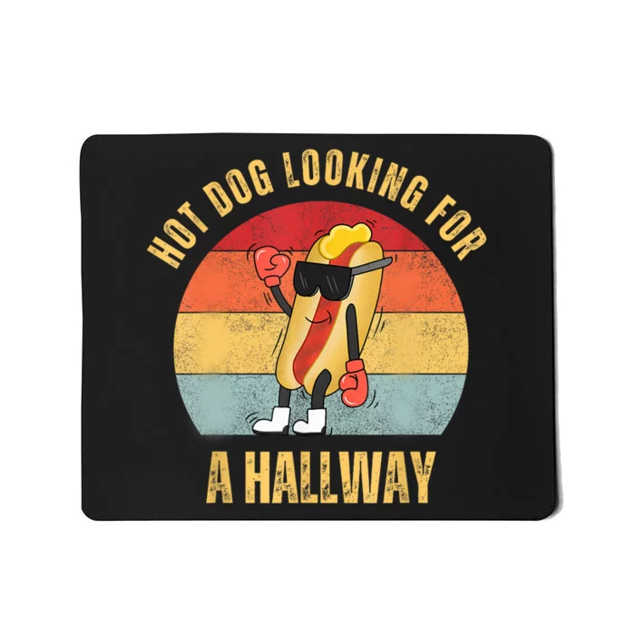 Hot Dog Looking For A Hallway Mousepad