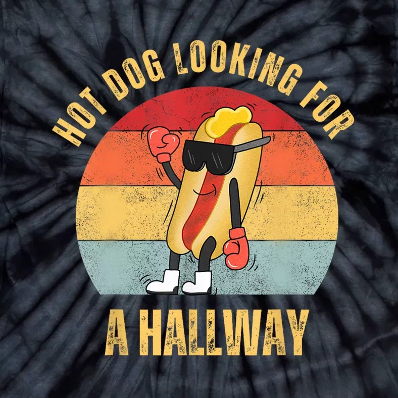 Hot Dog Looking For A Hallway Tie-Dye T-Shirt