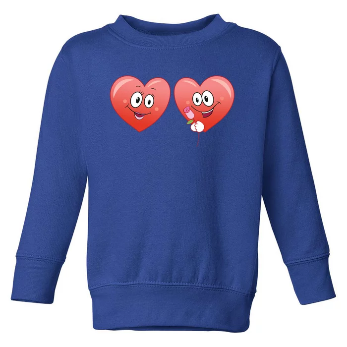 Heart Design Love Partnership Rotic Partner Heart Gift Toddler Sweatshirt