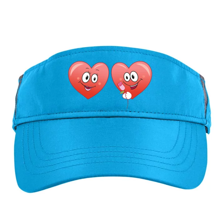 Heart Design Love Partnership Rotic Partner Heart Gift Adult Drive Performance Visor