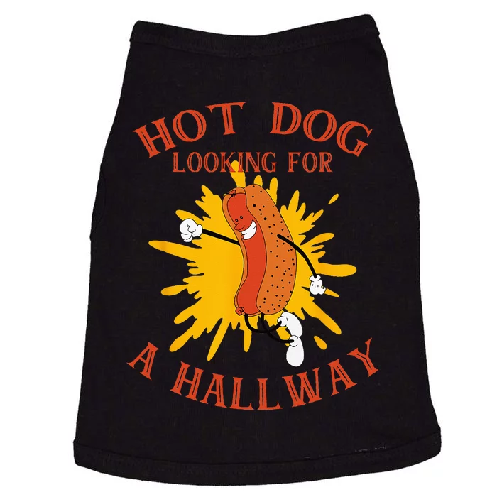 Hot Dog Looking For A Hallway Apparel Doggie Tank