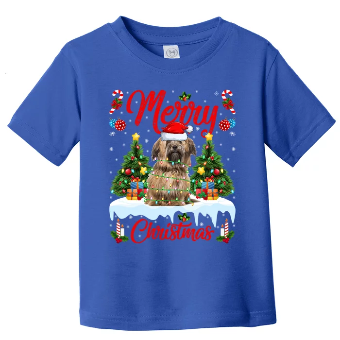 Havanese Dog Lights Xmas Tree Santa Havanese Christmas Great Gift Toddler T-Shirt