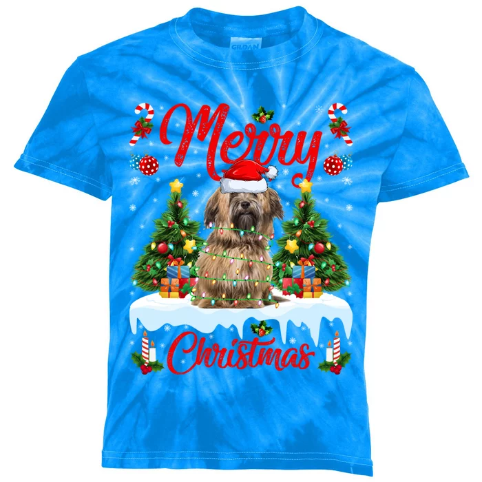 Havanese Dog Lights Xmas Tree Santa Havanese Christmas Great Gift Kids Tie-Dye T-Shirt