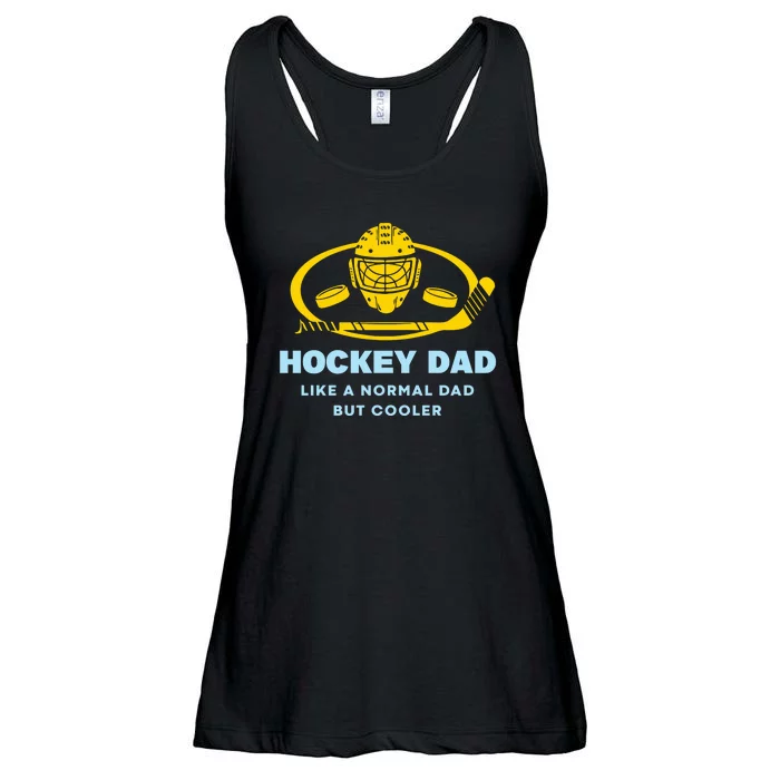 Hockey Dad Like A Normal Dad But Cooler Ladies Essential Flowy Tank