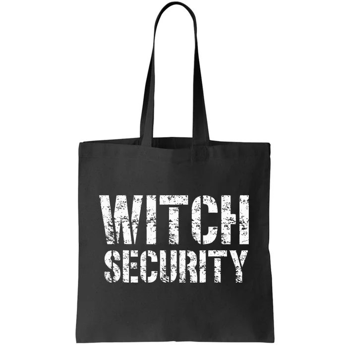 Halloween Dad Mom Daughter Adult Costume Witch Security Tote Bag