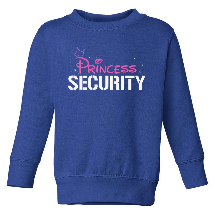 Halloween Dad Mom Daughter Costume Princess Security Toddler Sweatshirt