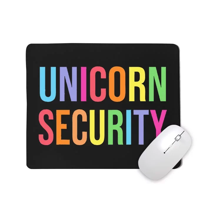 Halloween Dad Mom Daughter Adult Costume Unicorn Security Mousepad