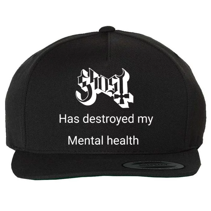 Has Destroyed My Mental Health Wool Snapback Cap