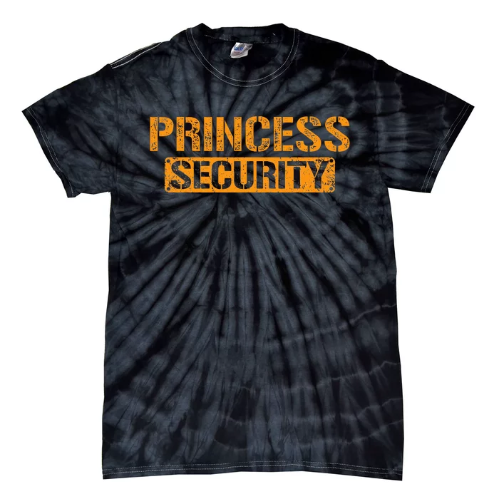 Halloween Dad Mom Daughter Adult Costume Princess Security Tie-Dye T-Shirt