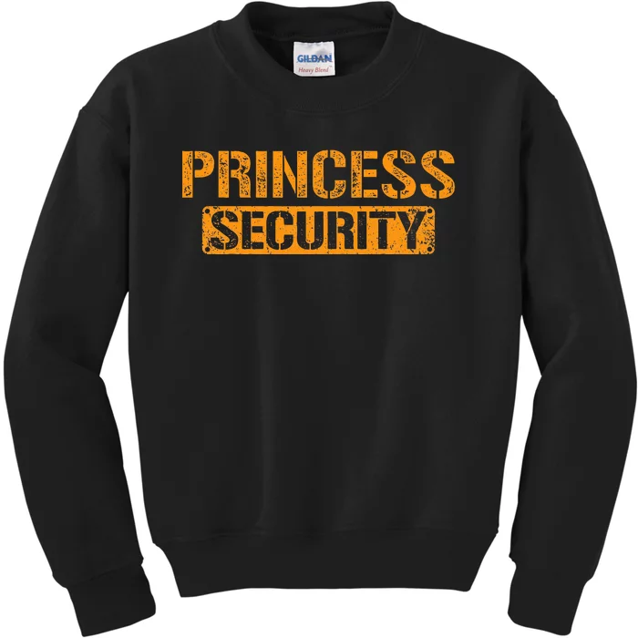 Halloween Dad Mom Daughter Adult Costume Princess Security Kids Sweatshirt