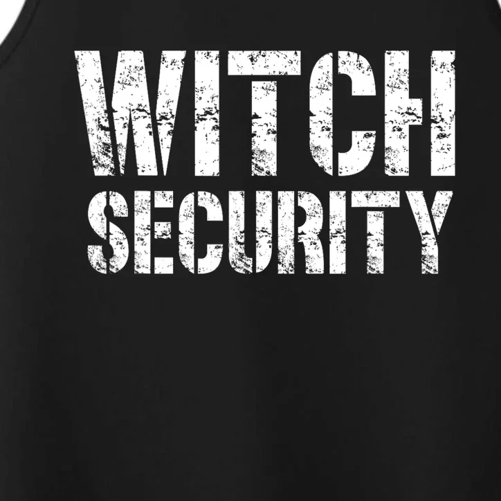 Halloween Dad Mom Daughter Adult Costume Witch Security Performance Tank